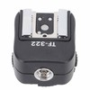 Flash Hot Shoe Sync Adapter with Extra PC Sync Port