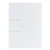 Kokuyo fastener File Clear. COLOR 2 Hole A4 90 Sheets