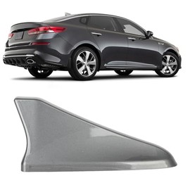 Car Shark Fin Antenna Cover, Shark Fin Roof Antenna Cover 96219 D5000EBQK Roof Antenna Aerial Shell Replacement for Sedan(Silver)