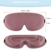 Meliya Sleep Mask for Side Sleeper, Complete Light Blocking 3D