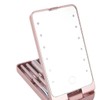 FANPOI Portable Makeup Mirror with 5 Makeup Brushes Travel Case