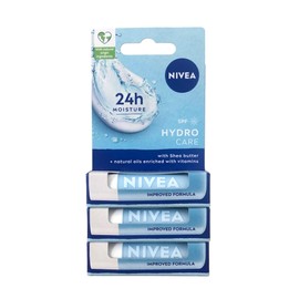 Pack of 3, Nivea Lip Care Balms Hydro Care