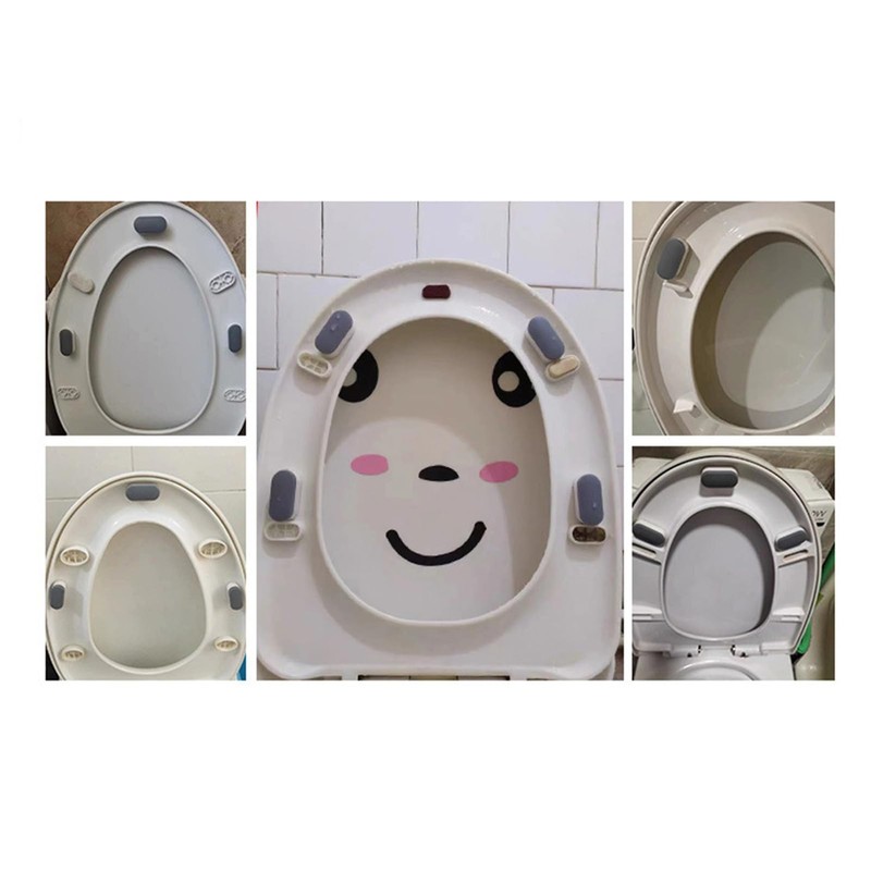 Toilet Seat Bumpers Bidet Attachment, Universal Lid Pads Accessories for