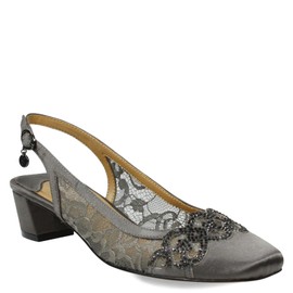 Women's J Renee, Faleece Pump Dark Gray