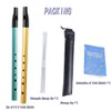 SDCDOW Irish Tin Whistle Set Key of C and Key