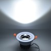 LED Downlight Aluminum Adjustable Angle Dustproof Ceiling Embedded Spotlight for