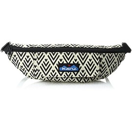 KAVU Stroll Around Belt Bag Cotton Adjustable Fanny Pack, Deco Tiles, One Size