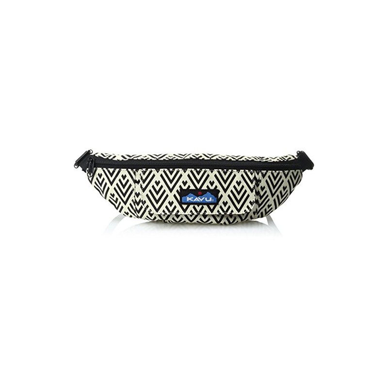 KAVU Stroll Around Belt Bag Cotton Adjustable Fanny Pack, Deco