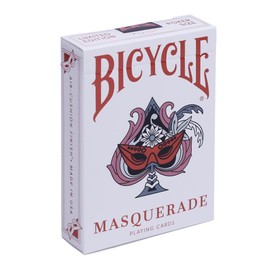 Bicycle Masquerade Playing Cards by PlayingCardDecks.com - Limited Edition Masquerade Mask Theme, USPCC Classic Stock, Air-Cushion Finish for Poker & Card Games
