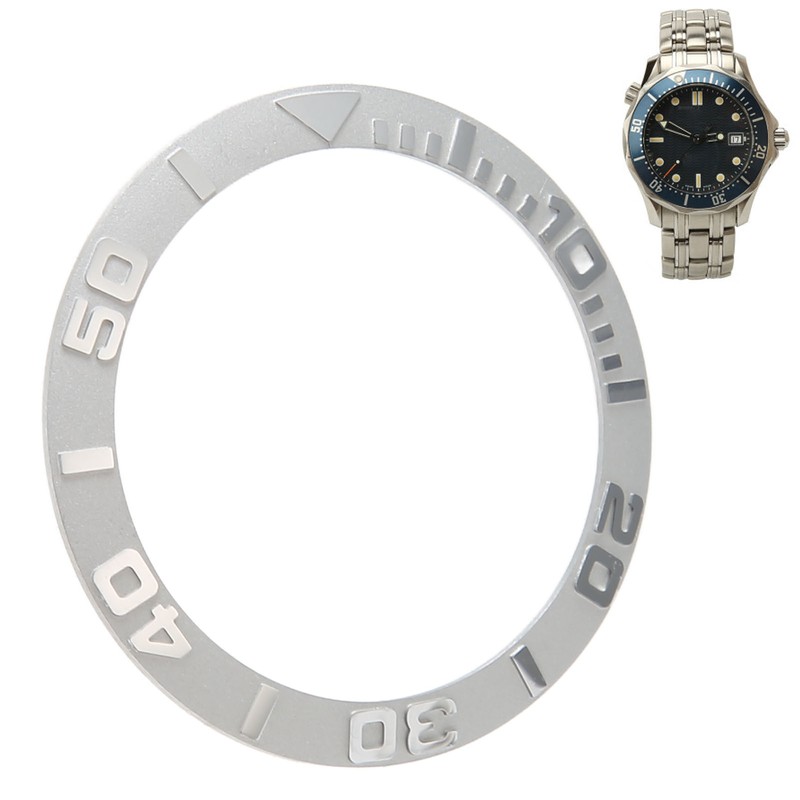 Watch Bezel Insert 38mm Ceramic Embossed Digit Watch Bezel Ring