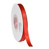 YAMA Red Double Faced Satin Ribbon 3/8 Inch 25 Yards