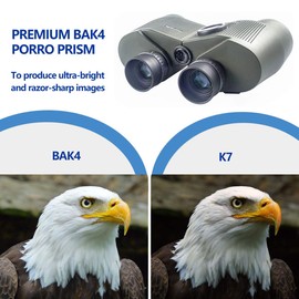 Marine Binoculars for Adults,7x50 Military Binoculars Waterproof, ReHaffe Binocular with Rangefinder and Illuminated Compass for Boating Sailing Water Sports Hunting and More