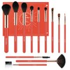 Juego de brochas de maquillaje profesional desde una matriz de