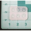 Unbranded Paw Print Charms - Epoxy Resin Silicone Molds -