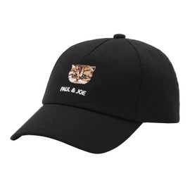 Paul & Joe 69439 ACCESSOIRES Cap with Cat Embroidered Brand Logo, new black