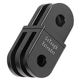 Fotodiox GoTough Extender Black Metal Straight 20mm Extension with Pivot Arm for Hero2, Hero3, Hero3+ and Hero4 Cameras and All GoPro Adapter Mounts
