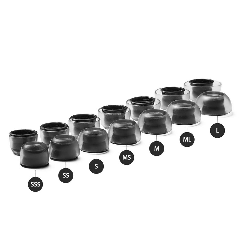 AZLA SednaEarfit Crystal for AirPods Pro [2 Pairs of Medium