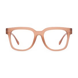 LOOK OPTIC Laurel Reader - Stylish Unisex Ultra-lightweight Reading Glasses with Scratch-Resistant, Prescription-Quality (Full Magnification - Not Progressives) 1.50, Champagne