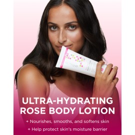 Andalou Naturals 1000 Roses Soothing Body Lotion - Improve Skin Moisture with Shea Butter & Aloe Vera - Hydrating Lotion for Dry or Sensitive Skin - 8 fl oz