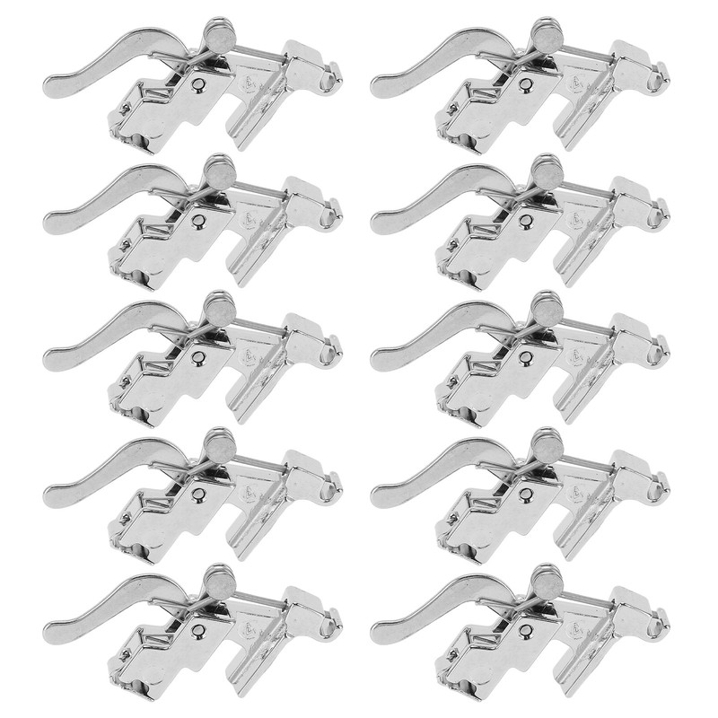 10Pcs Presser Foot Holders Stainless Steel Multifunctional Household Sewing Machines