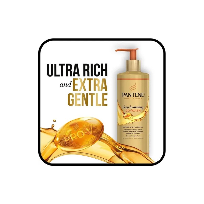 Pantene Wash Hidratante Profundo Gold Series Pro