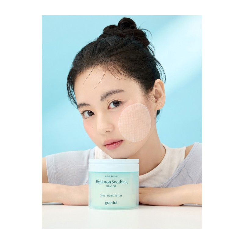 Goodal Houttuynia cordata Hyaluronic Soothing Pads (70 sheets) / 어성초