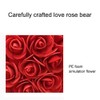 Rose Flower Bear Artificial Rose Flower Hugging Bear for Valentines