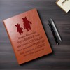 JOHSBYD Pooh Bear Leather Notebook Always Remember You’re Braver Than