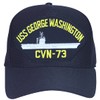 USS George Washington CVN-73 Ships Ball Cap Navy Blue