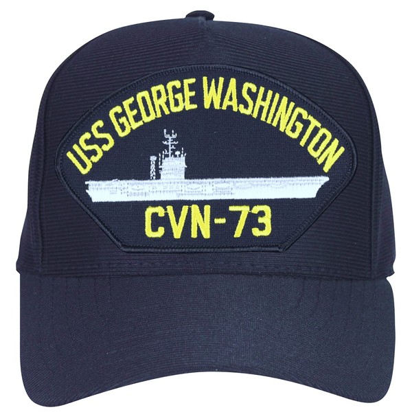 USS George Washington CVN-73 Ships Ball Cap Navy Blue