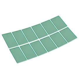 PATIKIL 4.7" x 3.1" PCB Board Circuit, 12 Pcs Single Sided Prototype Solder Boards for DIY Soldering and Electronic Project Circuit Boards Solderable Breadboard, Green