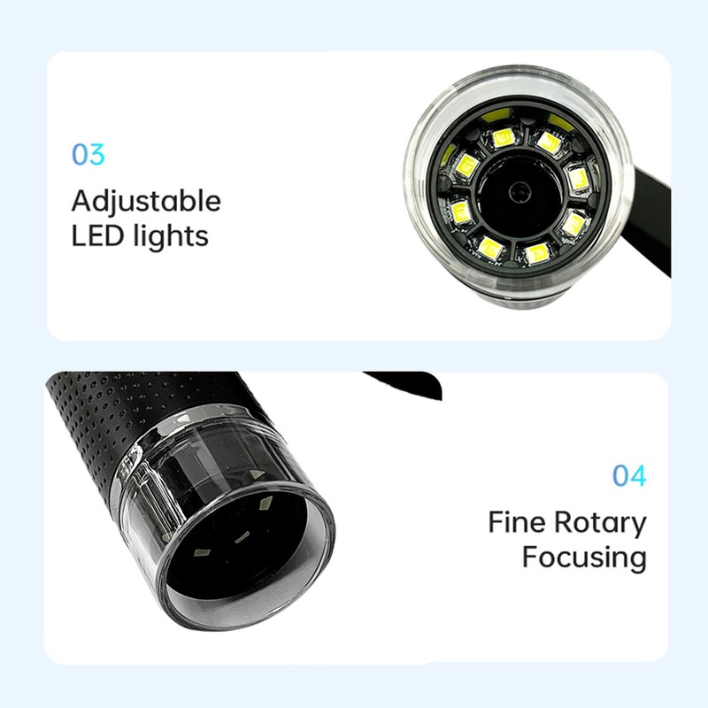 1200X Microscope Handheld Wireless WiFi Microscope Rechargeable Endoscope Magnifier Optical