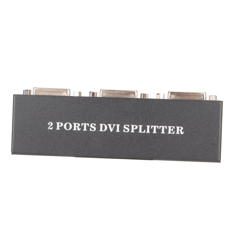 1x2 DVI Splitter 1 in 2 Out Support Resolution Up