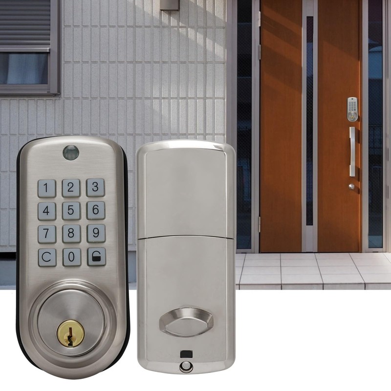 Uadme Coded Lock Mechanical Door Lock Set with Keypad, Combination
