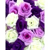 glaystore Artificial Rose Arrangement, 3.1 inches (8 cm) Set of