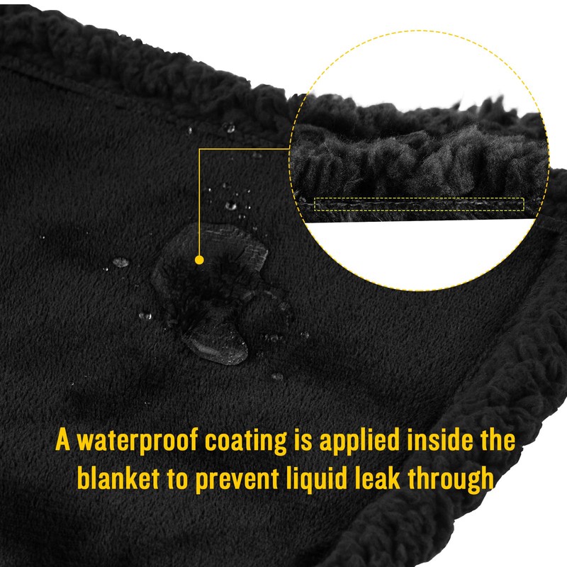 Waterproof Pet Blanket, Fluffy, Double Layer, Compact, Dog Blanket, Cat,