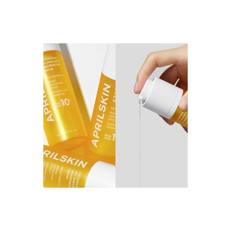 APRILSKIN [APRILSKIN]Calendula 10% PHA + AHA Resurfacing Serum 30ml