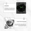 Taxau Silver Waterproof Watches for Men Stainless Steel Dress Men