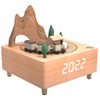 Digital Alarm Clock, Wooden Table Clock, Music Box Clock, Alarm