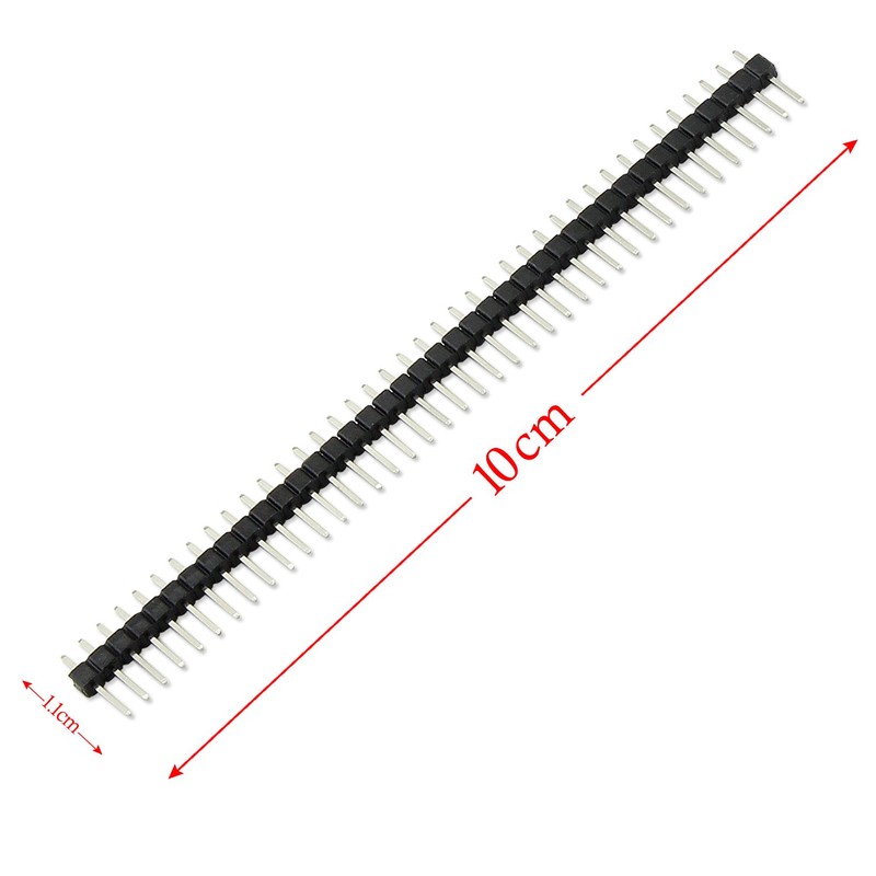 Aussel Pack of 50 40 Pin Header Connector 2.54 mm