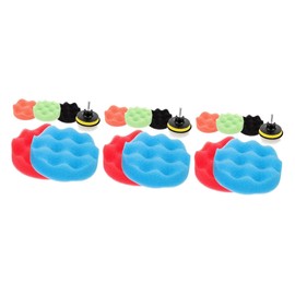 iplusmile 3sets Buffing Polishing Pads for Car Drill Assortment Post for Polishing Waxing and Detailing Compact Lightweight Car Polisher Accessory