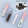 JUHNEED 8 Pcs Eternal Pencils Infinity Pencils with Eraser Gradient