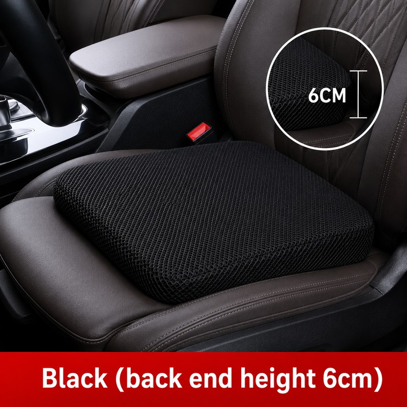 Car Seat Booster Cushion for Driving – Breathable Memory Cotton