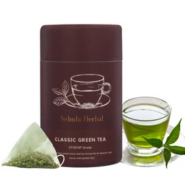 Green Tea eco-friendly Box, 25 tea bags- Luxurious Packaging for Gifting & Personal Use Premium STGFOP Grade