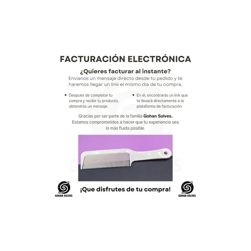 Peine De Alta Resistencia Térmica, Todo Tipo De Cabello