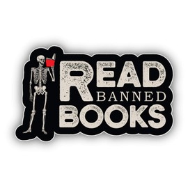 Read Banned Books Vinyl Sticker Decal