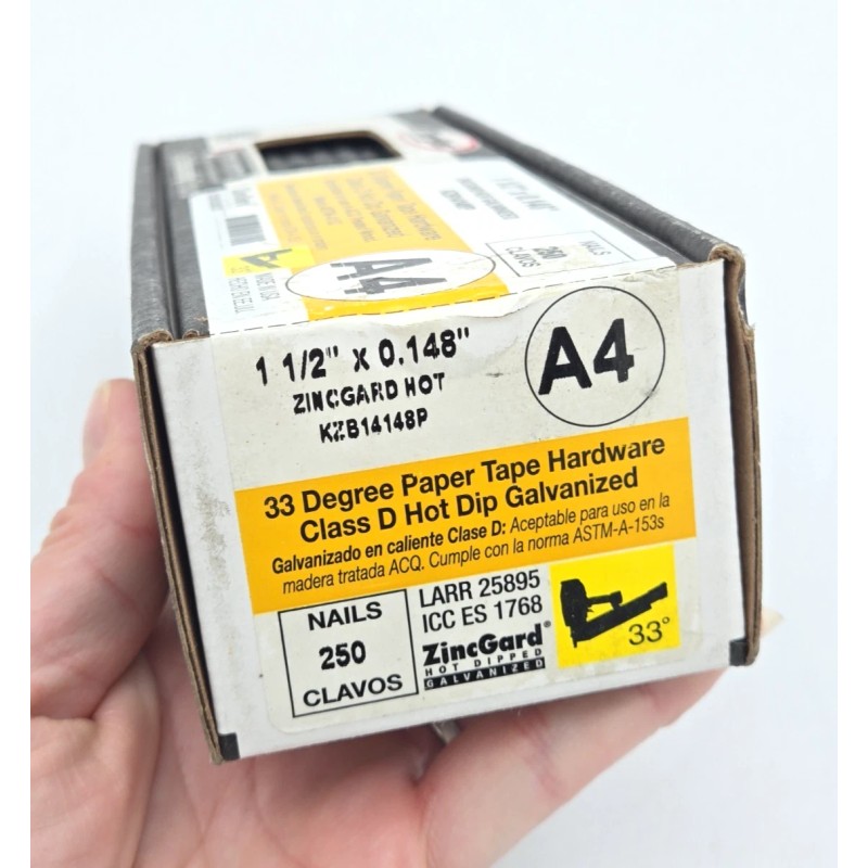 True Spec Halsteel 1-1/2" x 0.148 Hot Dip Galv Paper