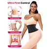 Atbuty Short Torso 7 Inch Waist Trainer for Women Latex