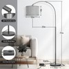 Arc Floor Lamp with Dimmer, Dimmable Floor Lamp for Living