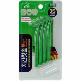 Homespia Interdental Brush L Type 8P 3S 0.7mm 10ea